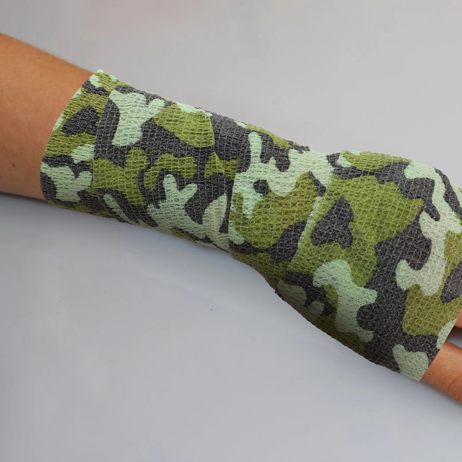 

12PCS Self adhesive Elastic Non Woven Fabric Sports Cover Outdoor Tape Finger Wrap Adhesive Elastic