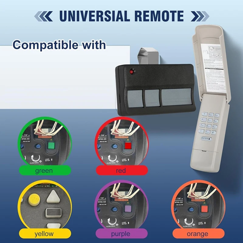 373LM 973LM 971LM Universial Garage Door Opener Keypad Remote,For Liftmaster Chamberlain Craftsman Garage Opener 877Max image 3