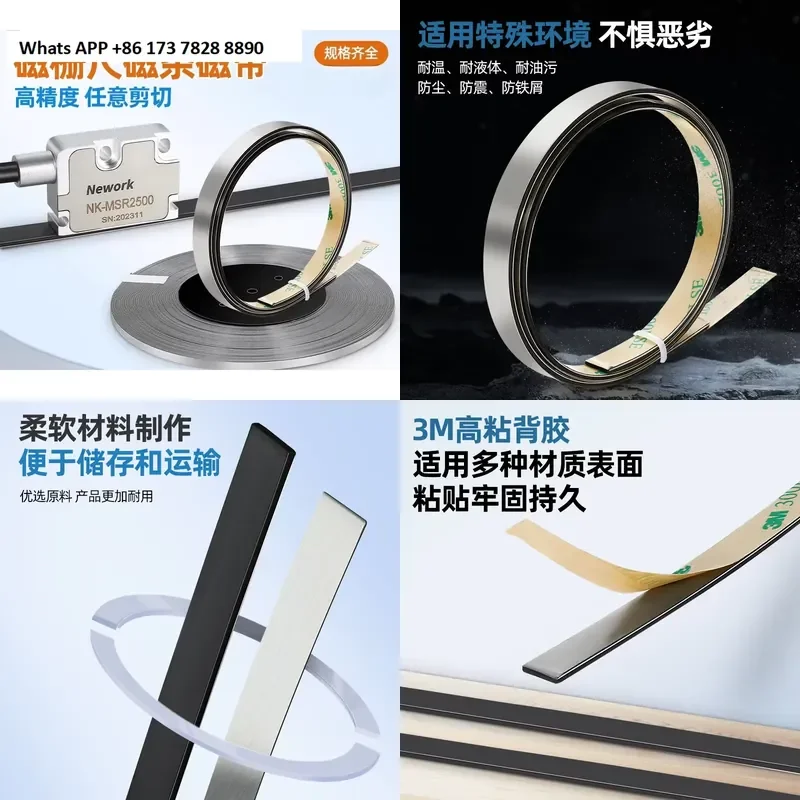 Magnetic Grating Ruler for MS50 MB500AS 200MSR5000 Reading Head Sensor Induction Magnetic Ruler