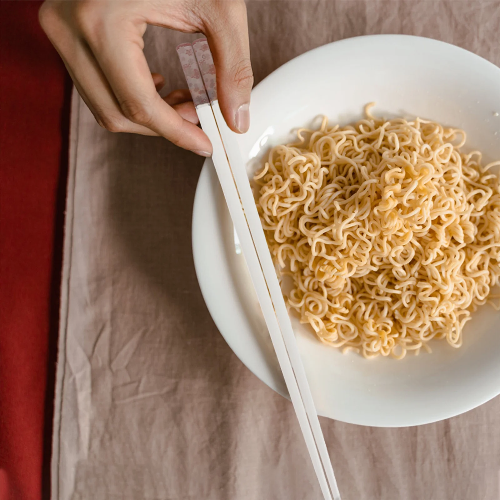 

10Pairs Snowflake Chopsticks Premium Reusable No-Deformation Smooth Alloy Chopsticks for Family Dining Sushi Eating Daily Use