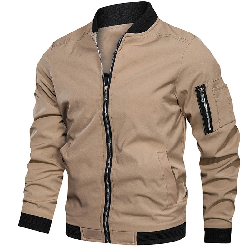 Nice jacket men casual army Autumn mens jackets and coats Casual Mens Jackets Plus Size Sportswear Bomber Jacket