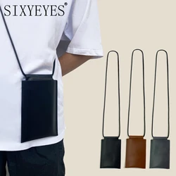 Soft Leather Glasses Lanyard Hanging Neck Clip Glasses Bags Women Man Fashion Portable Eyeglass Case Sunglasses Protection Cover
