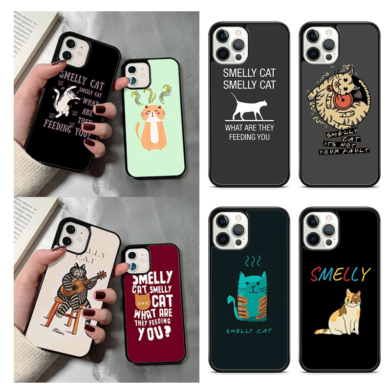 FRIENDS FUNNY TV SHOW PHOEBE SMELLY CAT Phone Case For iPhone 14 15 16 13 12 Mini Max Cover For Apple 11 Pro Max 6S 8 7