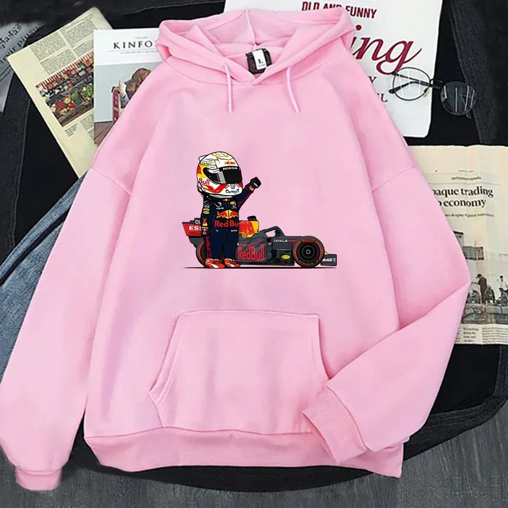 Mini F1 Hoodie Women Hoodies Kawaii Sweatshirts Kpop Clothes Game Hip Pop Streetwear Y2K autum fall winter warm Loose plus size