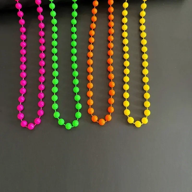 New Fluorescent Neon Necklace Bracelet Set Charms Prom Black Light Party Kids Gifts Luminous Birthday Decoration Photo Prop view 5