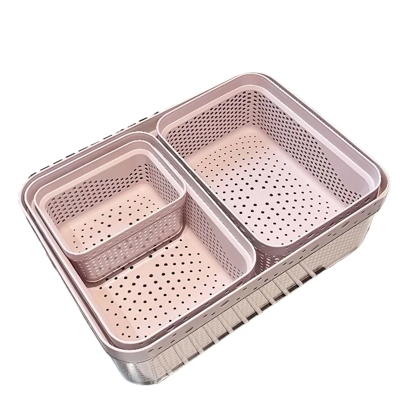 Drain basket Fruit plate, vegetable basin Wash fruit drain basket Kitchen household