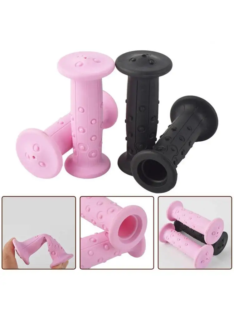AliExpress TOOPRE For BTWIN Kids Bike 14 16inch Bike Grips Bicycle Handle Bar 18mm Inside Diameter Parts Repair Easy Installation