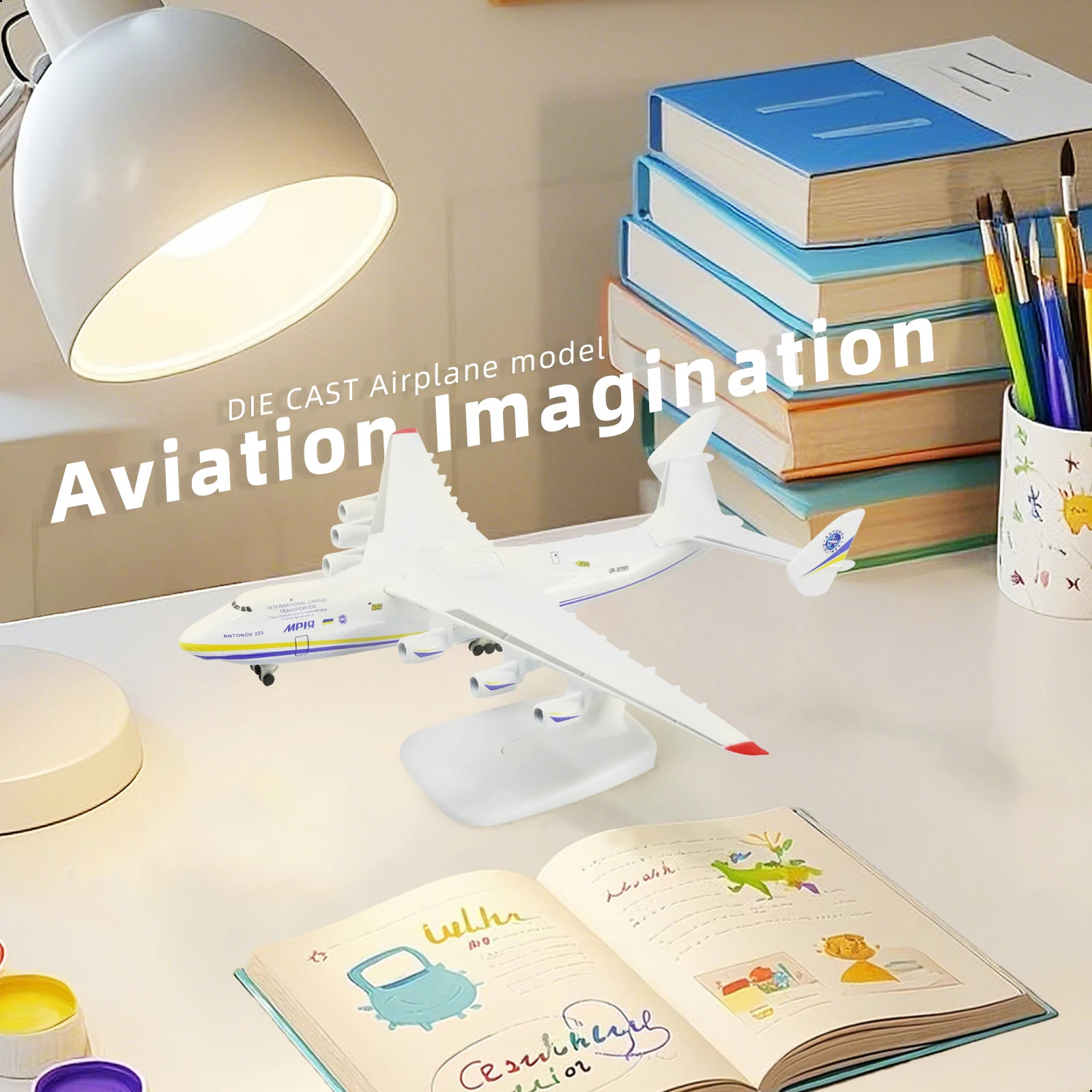 1:400 Metal Antonov AN225 Model Decorative Ornament Ideal for Collection and Display for Aviation Model Enthusiasts