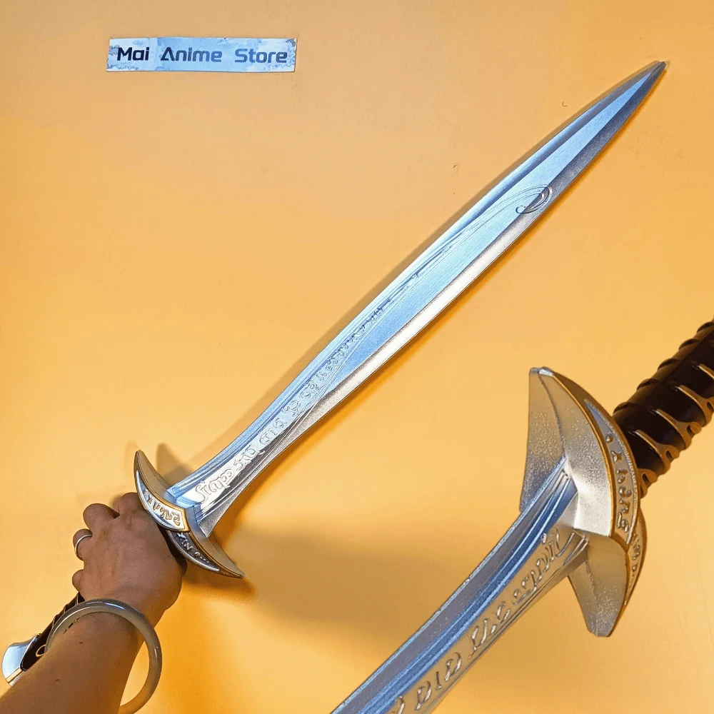 27.5인치 링 카타나 진짜 ABS 카타나 오리지널 사무라이 검 애니메이션 코스프레 소품 닌자 나이프 블레이드 중세 검 무딘 장난감 선물