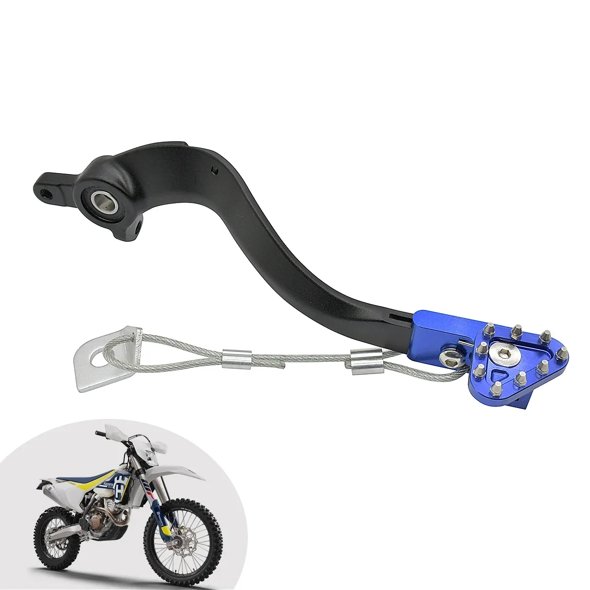 Motorcycle CNC Rear Brake Pedal Arm Lever Saver For Husqvarna TC TE FC FE FS FX 125 150 250 450 501 2012-2022 Enduro Dirt Bike