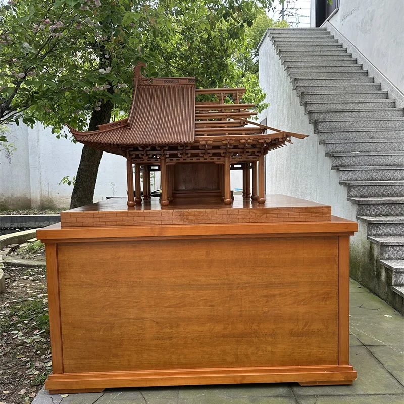 Wood carving ornament ancient building model architectural structure teaching teaching aids collection