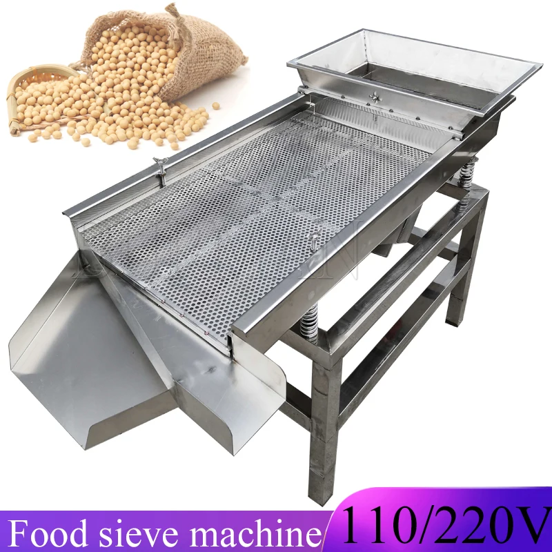 

Food Sieve Machin Vibrating Electric Screen Shock Large Granular Material Screening Machine 40*120CM