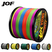 JOF Japan Material 4X 4 Strands Braided Fishing Line 500M 1000M Multifilament PE Wire Fly Sea Saltwater Weave Extreme Pesca