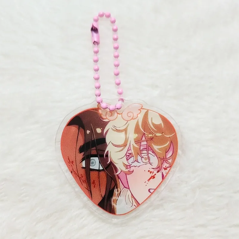 이반 수아 미지 에일리언 스테이지 현 루카 코스프레 키체인 아크릴 가방 펜던트 열쇠고리 장식품 키링 액세서리 선물 소품