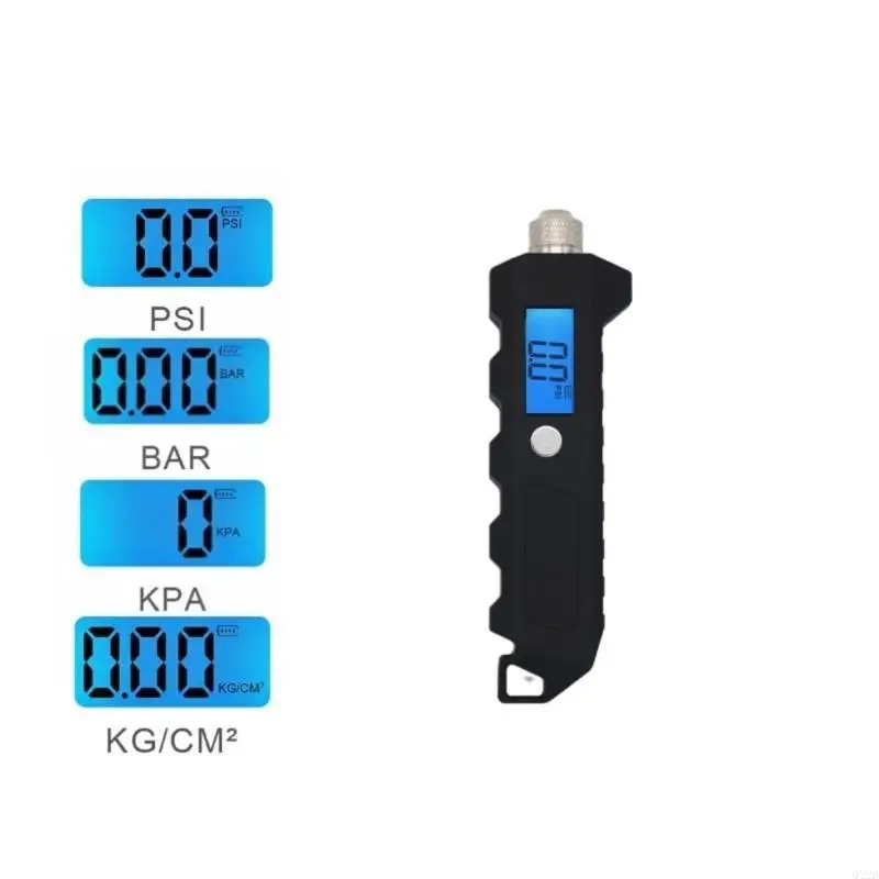 

Q22B High Precisions Digital Tire Pressure Instrument Long Rod for Truck Maintenance