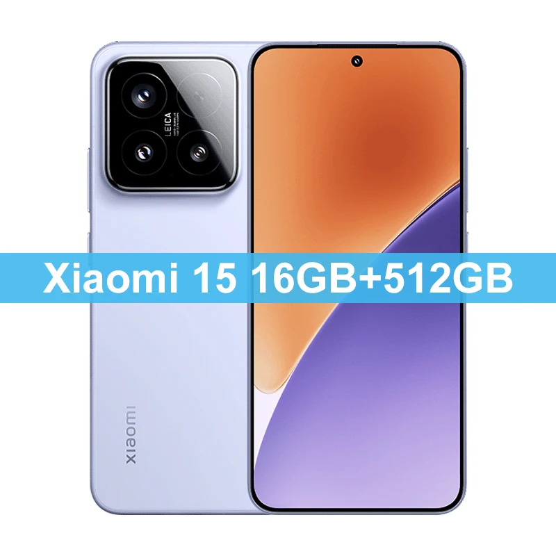 Global ROM Xiaomi 15 256GB/512GB Snapdragon 8 Elite 6.36" 1.5k OLED Screen 90W 5400mAh Battery 50MP+32MP Camera