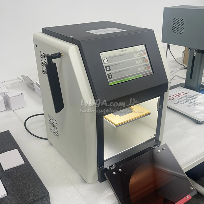 Photo 2D/3D Green Light Laser Marking Machine for Glass Crystal Engraving Carving Tool Enclosed Type 1W Built-in Computer Marker