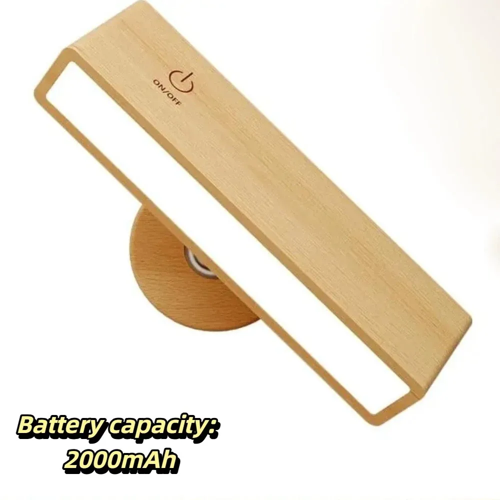 

Wooden Material Retro Wooden Table Lamp Soft Light Comfortable Lighting Luxury Ambient Desk Light Decorative Value Elegant Look