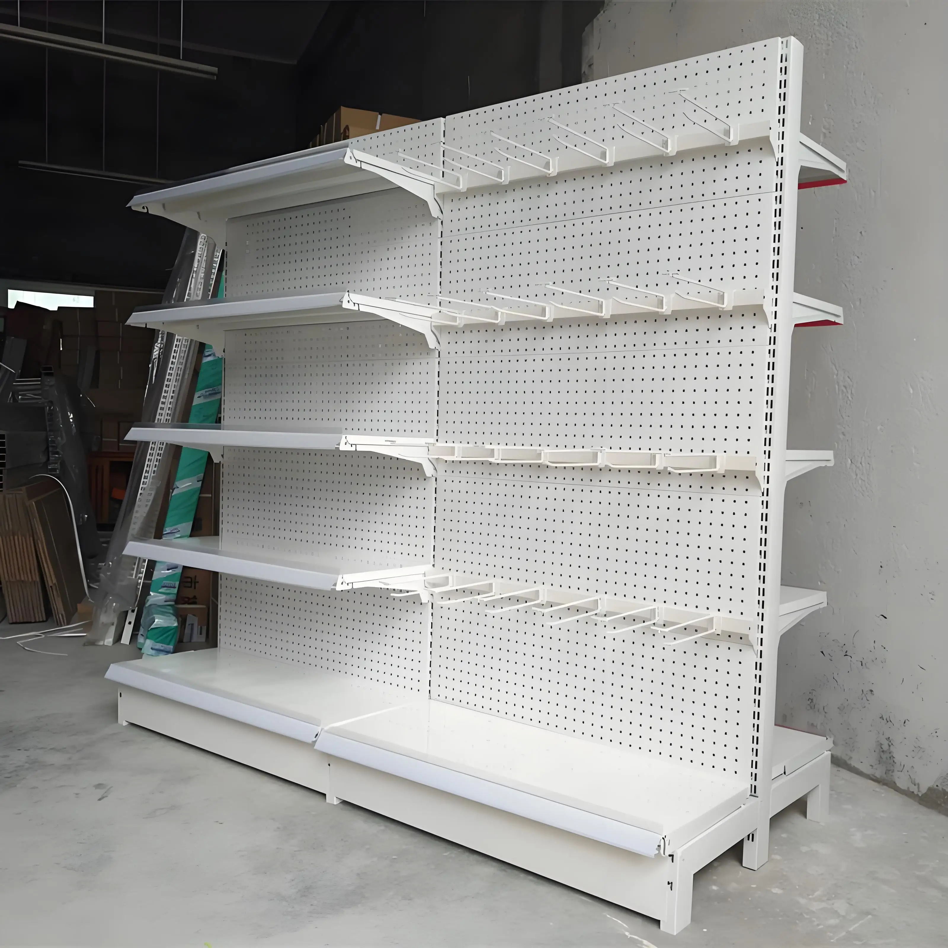 Retail Shop Adjustable Supermarket Shelf Snack Shelves Display Racks Gondola Shelving