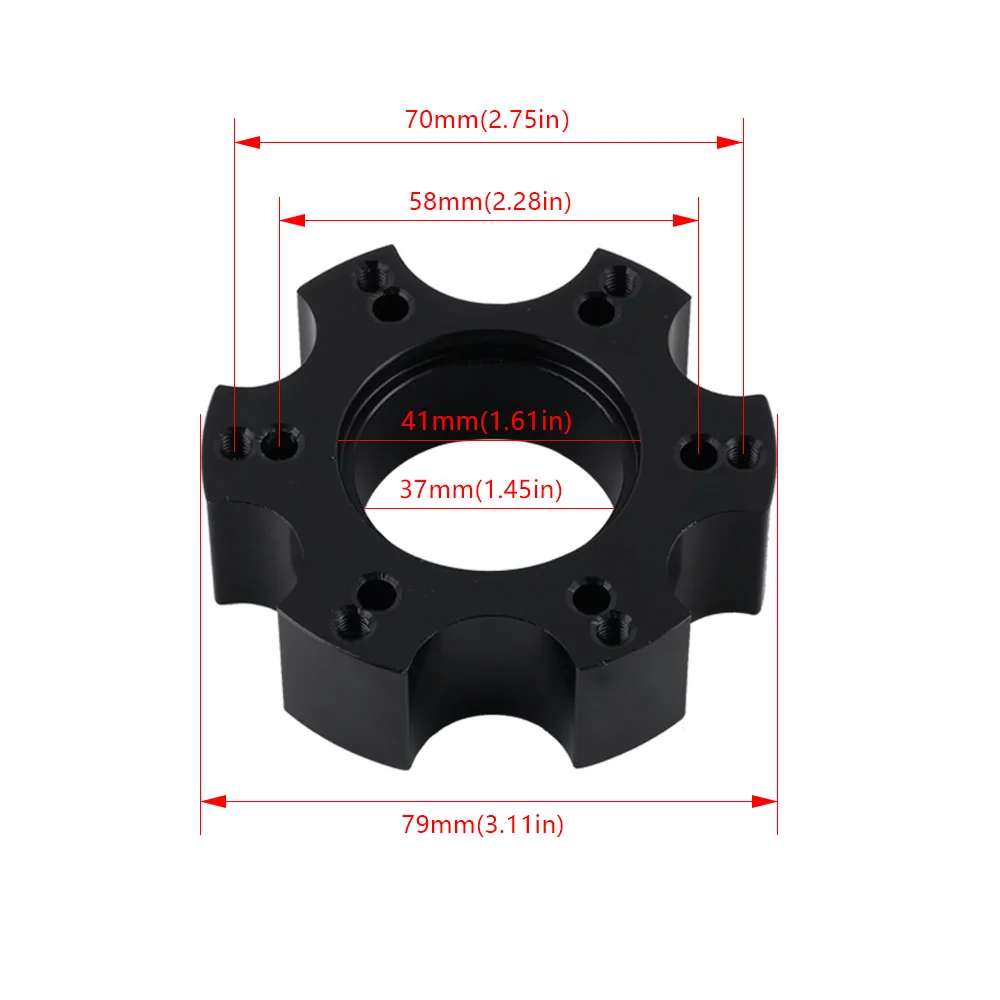 70mm Steering Wheel Adapter Plate for Thrustmaster T300RS Ferrari P310 R383 Y