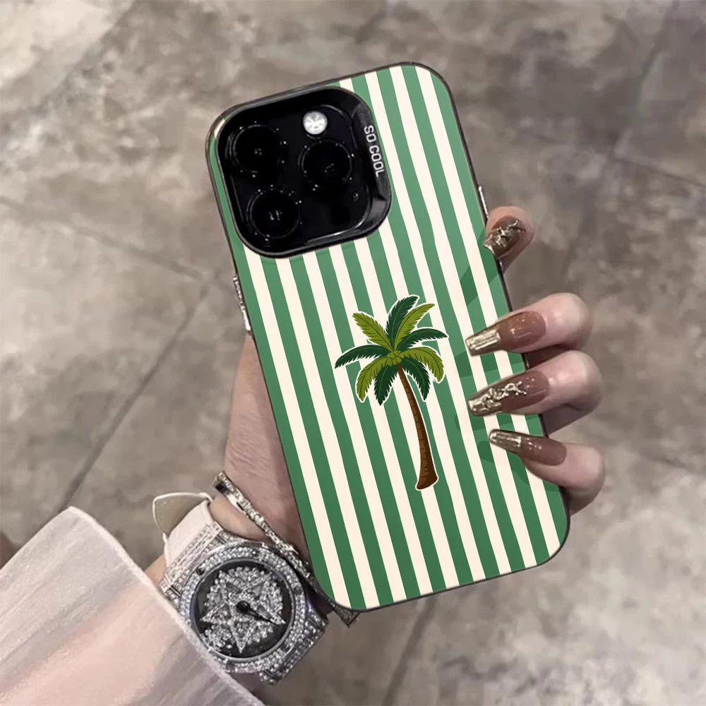 Niedliche grüne karierte lustige Hülle für iPhone 15 Pro Max Hüllen iPhone 17 11 12 13 ProMax 14 15 16 Plus 8 XS XR Stoßfeste TPU IMD Coque – Detail 11