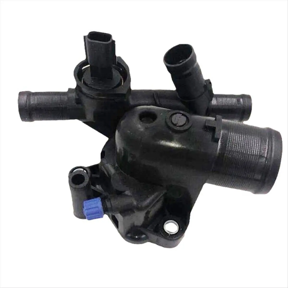 #85M (ABS + Metal)Engine Coolant Flange Thermostat Housing Thermostat Assembly,Automotive Parts & Accessories