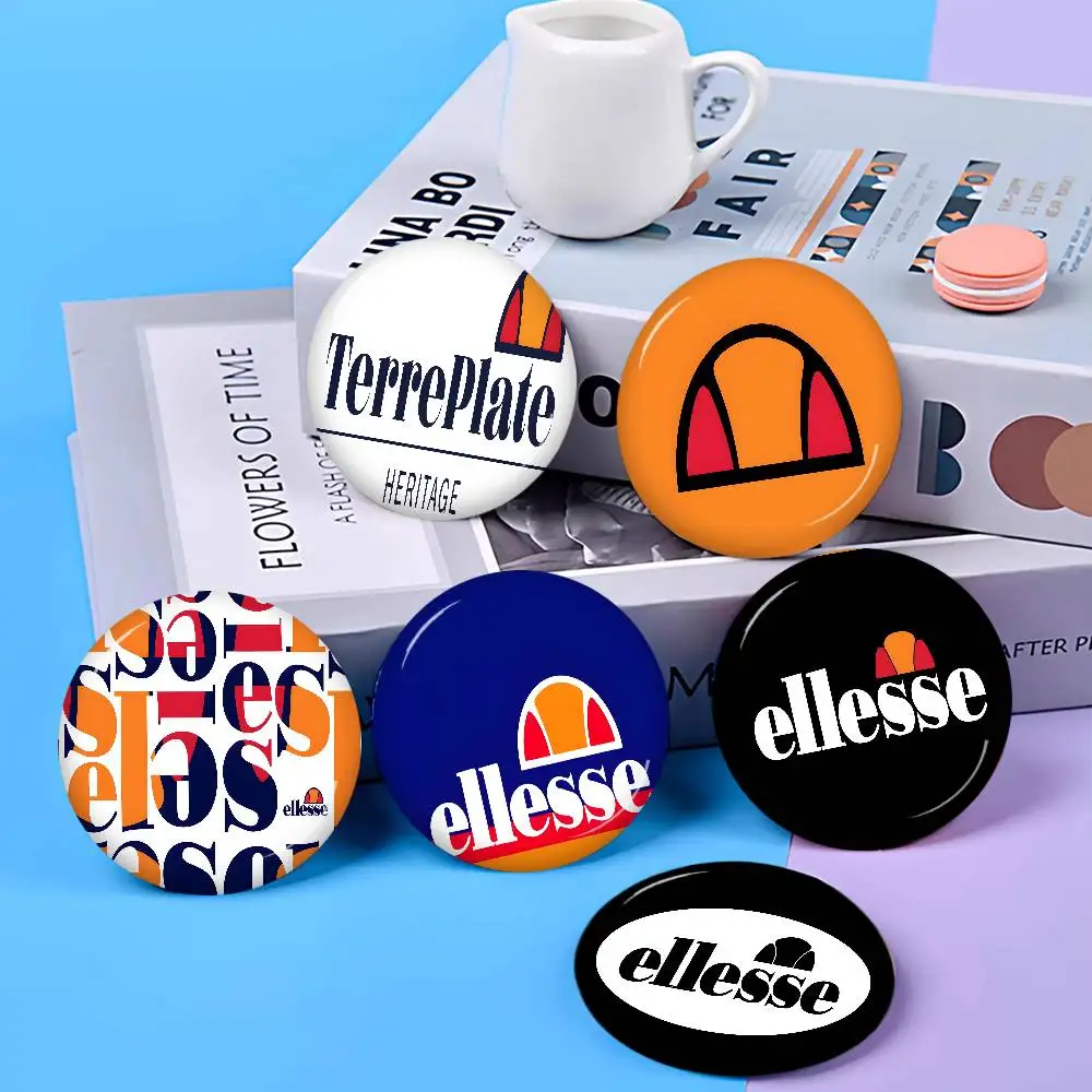 E-Ellesse Fast-Drying 32/44/58MM Customizable Button Pins Cute Funny Creative Badge Jewelry Decor Gifts for Friends