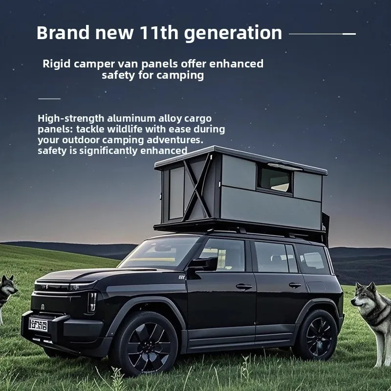 Roof tent Automatic quick-opening camping tent Self-driving tour  Off-road SUV roof