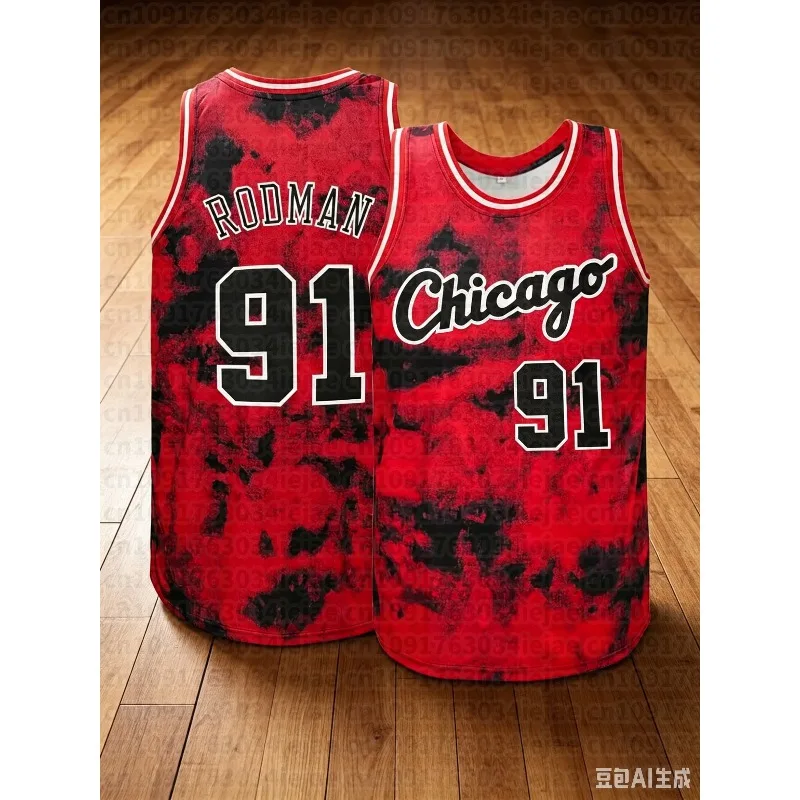 The Latest 91 Chicago Basketball Jersey for Men and Women in 2026, 3D Printed for Families