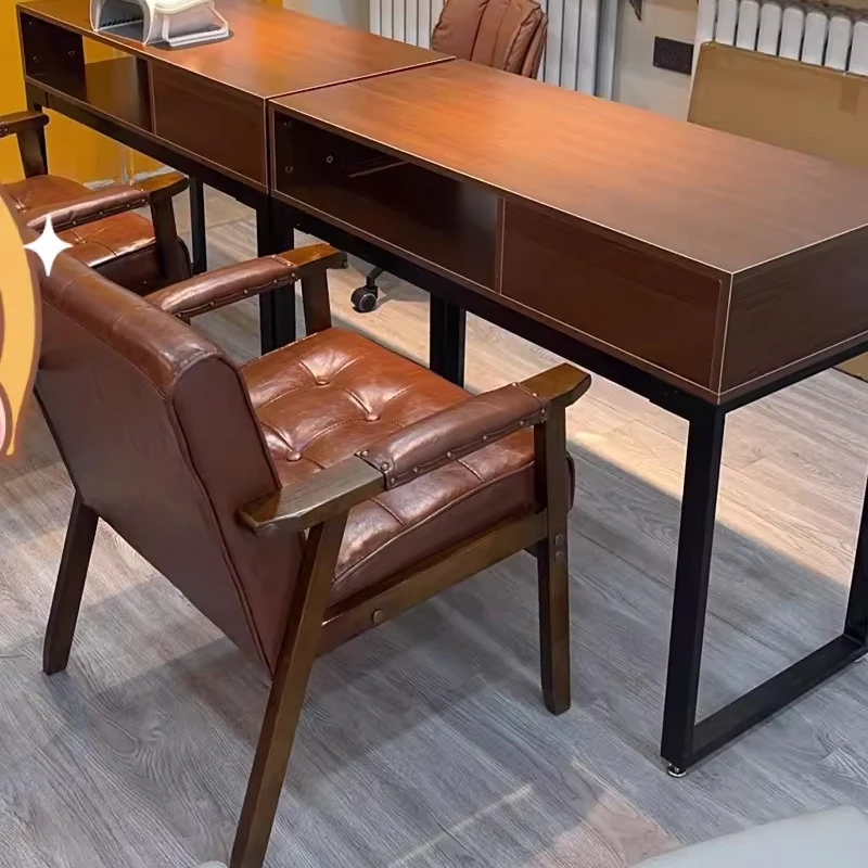 

Tidy Professionals Nail Desk Drawer Chairs Aesthetic Manicure Nail Desk Makeup Organizer Table Onglerie Salon Furniture