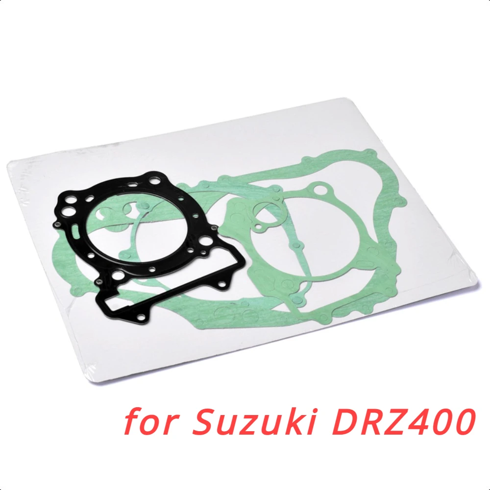 

400cc Motorcycle Full Cylinder Head Overhaul Gasket Mat Pad Kit for Suzuki Bike DRZ400 DR-Z400