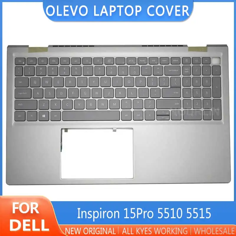 

New Original For Dell Inspiron 15Pro 5510 5515 Laptop Palmrest Case Keyboard US English Version Upper Cover