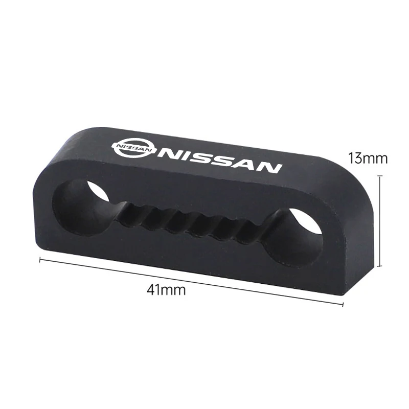 4Pcs Car Door Lock Shock Absorber Protective Buckle Cover Sticker For Nissan Qashqai J11 J10 Sylphy N7 Teana Note Navara Patrol view 6