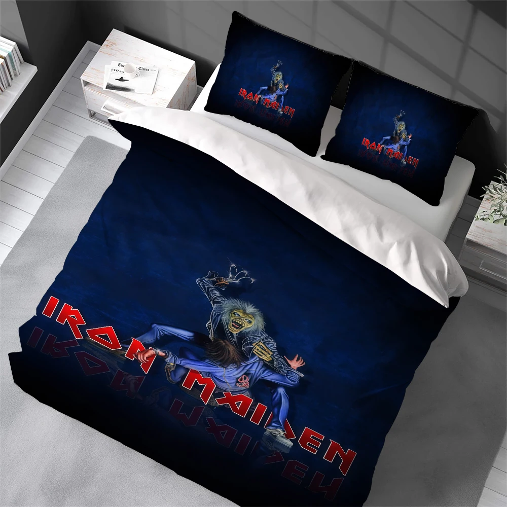 Iron Band M-Maiden Duvet Cover Set Home Style Bedding Soft Laundry Cotton Bed 3 Piece Set Student Dormitory Gift