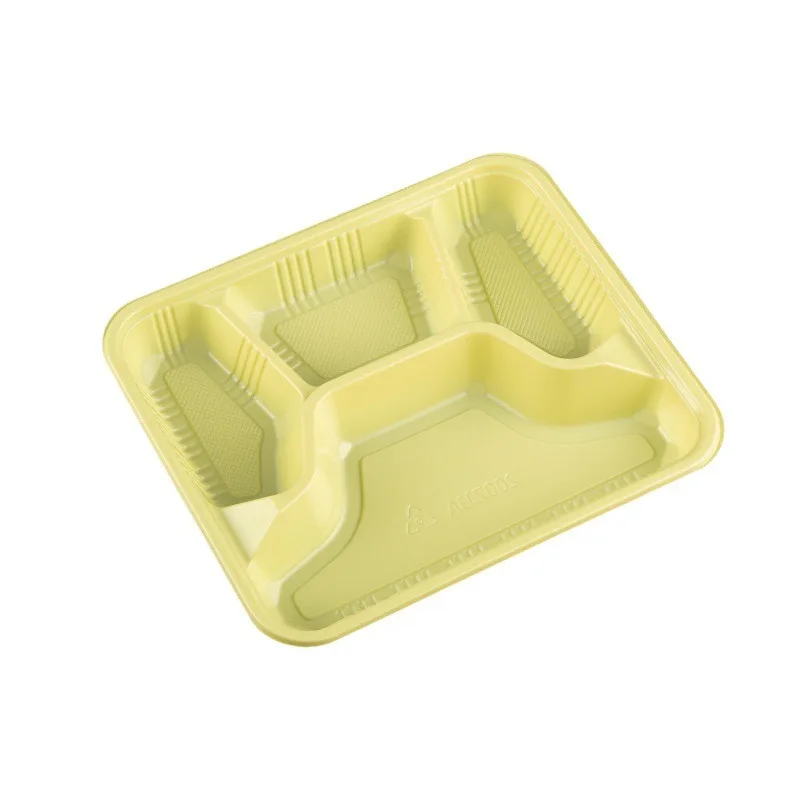 

disposable lunch box, single-grid fast food lunch box, bento packing box.