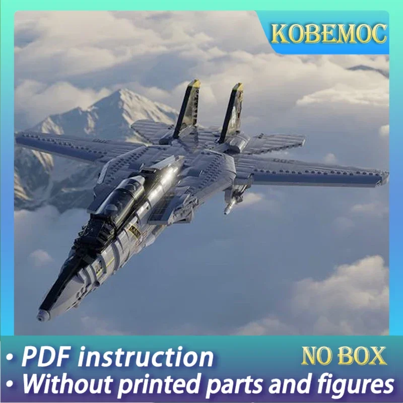 

Технические Moc Bricks, военная модель F14 Tomcat Fighter, модульные строительные блоки, подарки, игрушки для детей, наборы «сделай сам», сборка модели