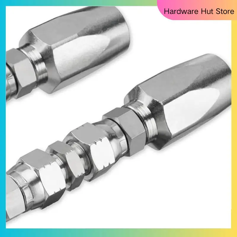 

2Pcs Hydraulic Hose Repair Kit, Reusable, 2-Wire Reusable Hydraulic Repair Fitting-Y31A