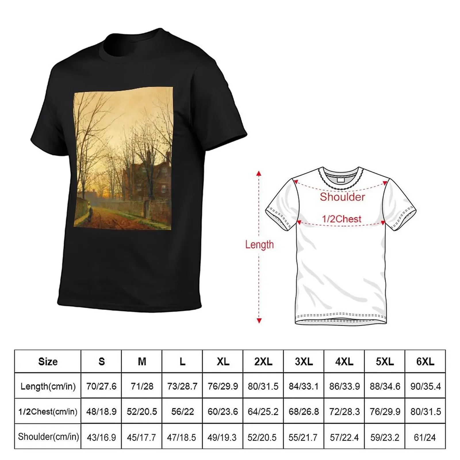 John Atkinson Grimshaw - Late October T-Shirt essential t shirt oversizeds Men's t-shirts