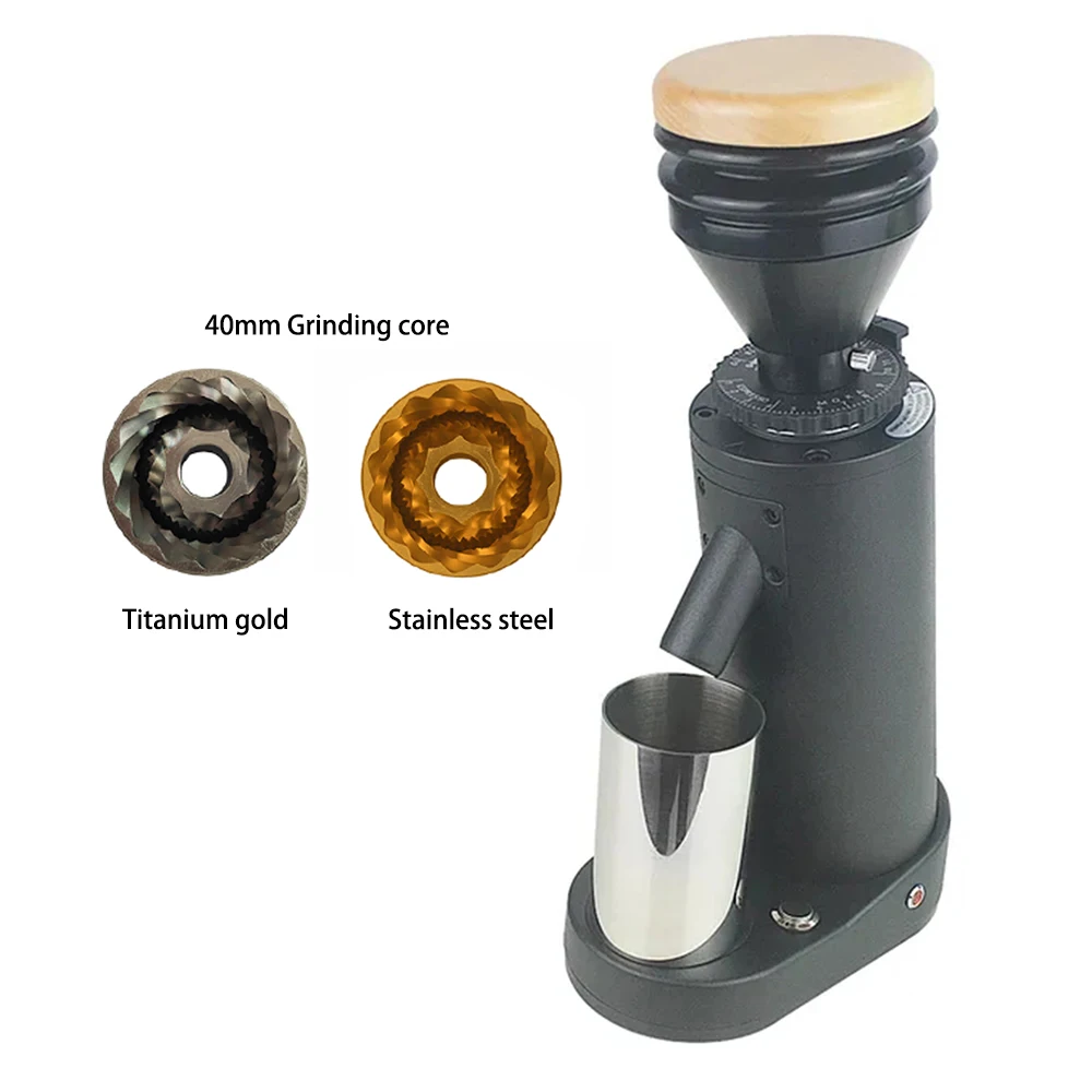 Electric Coffee Grinder Conical Burr Grinder(40mm) 180W Coffee Bean Grind Machine Coffee Miller