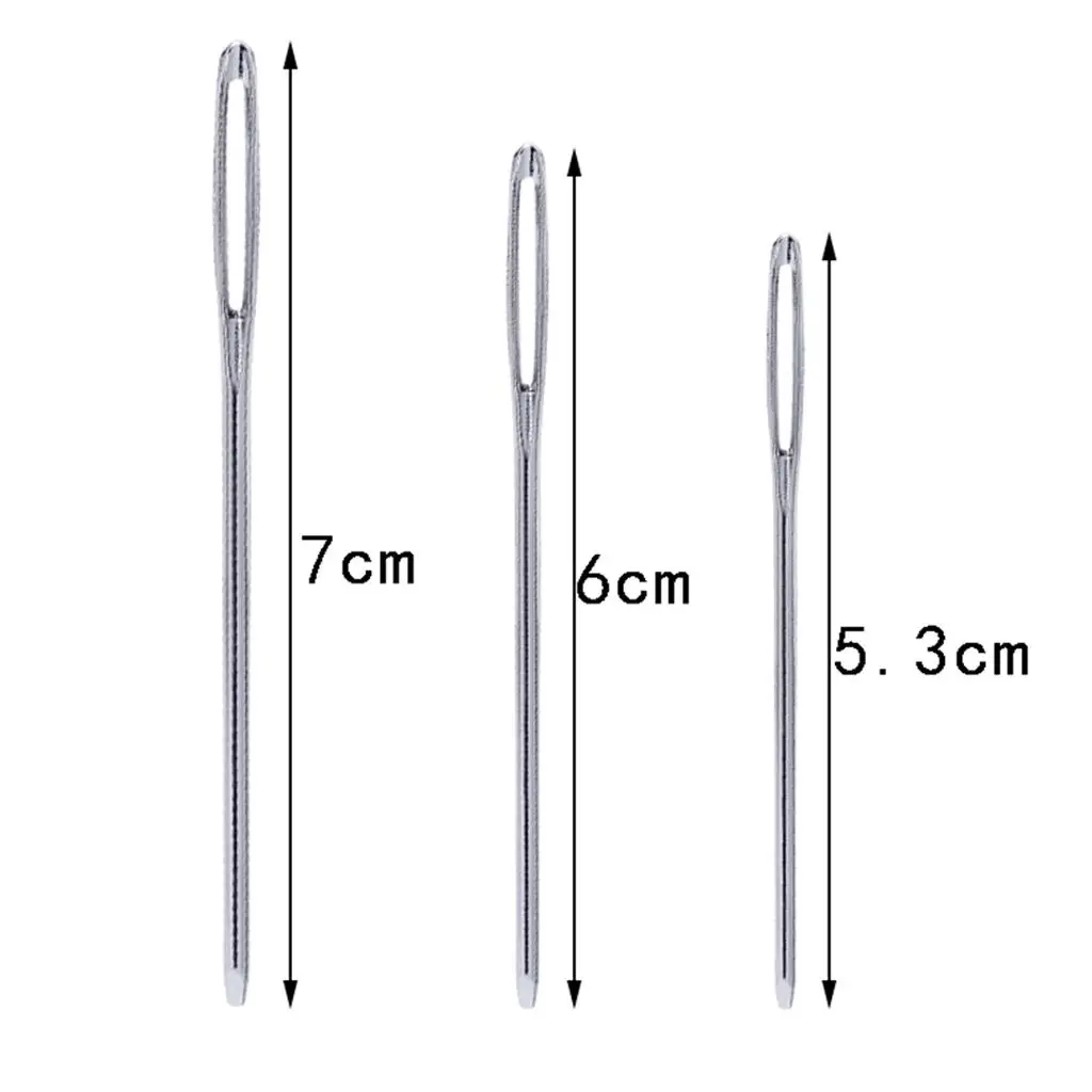 Hand Sewing Set Extra Long Large Eye Blunt Threading for DIY Knitting and Embroidery