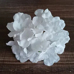 50pcs Artificial Silk Hydrangea Flower Head Ball Chrysanthemum Wedding Path Decoration Home Hotel DIY Flowers Wall Accessories