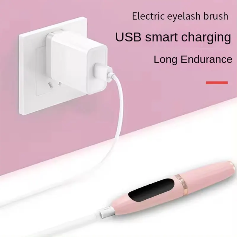 Digital Display Electric Eyelash Curler Fast Heating 24 Hours Eyelashes Long Lasting Curling Rechargeable Electric Eyelash Lifti