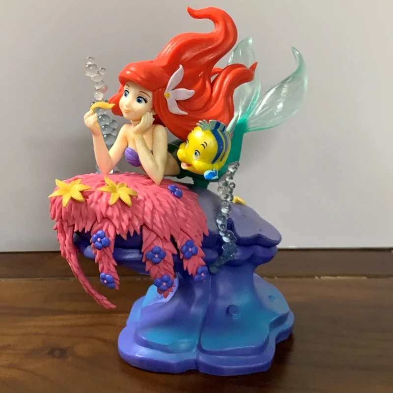 Disney Princess Mermaid Beauty Fish Ariel Action Figure Toys Cartoon Collection Model Toy Doll Cute Decoration Gift For Children