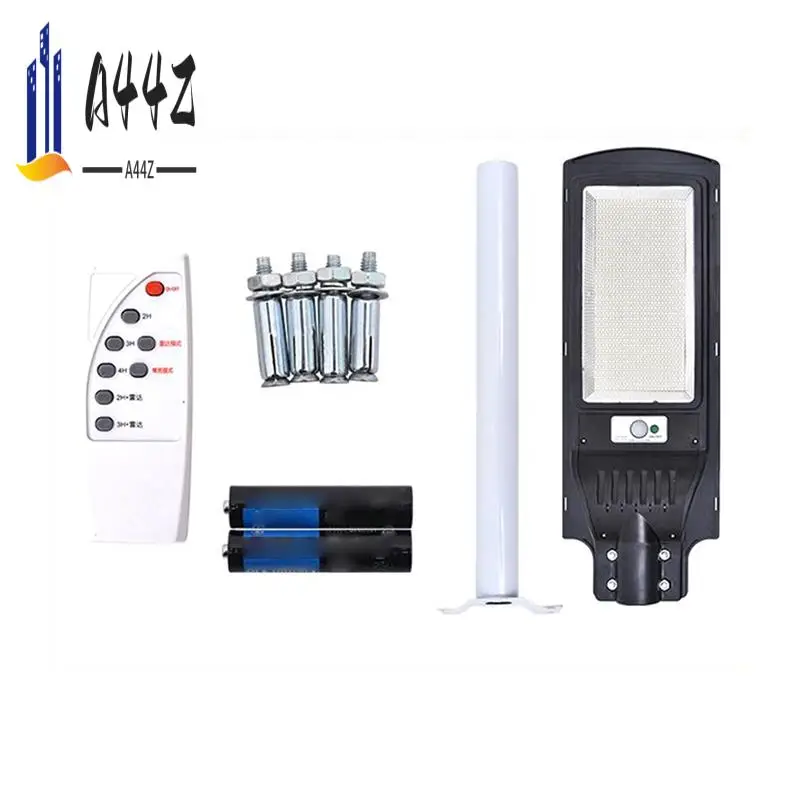 

A44Z-Солнечный светодиодный уличный фонарь, водонепроницаемая уличная солнечная встроенная лампа с датчиком человеческого тела, для улицы во дворе