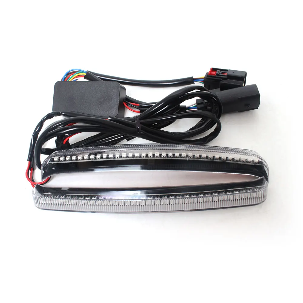 Motorfiets Zadeltas LED Vloeiende Licht Richtingaanwijzer Brake Running Lamp Voor Harley Touring Road King Electra Street Glide 2014- 23