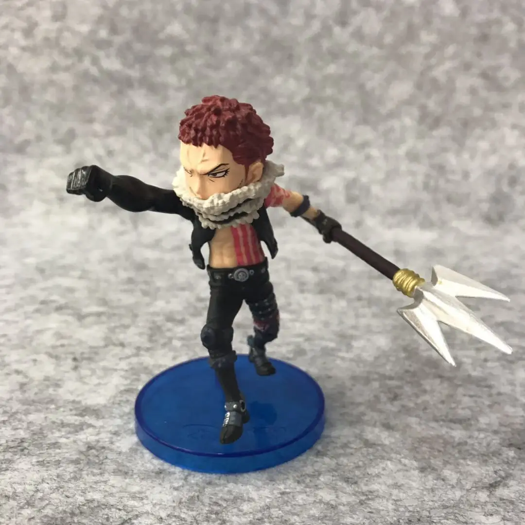 لعبة واحدة من دمى شخصيات كيكة لوفي شارلوت كاتاكوري بيغ موم زيوس كاروت من الكلوريد متعدد الفينيل