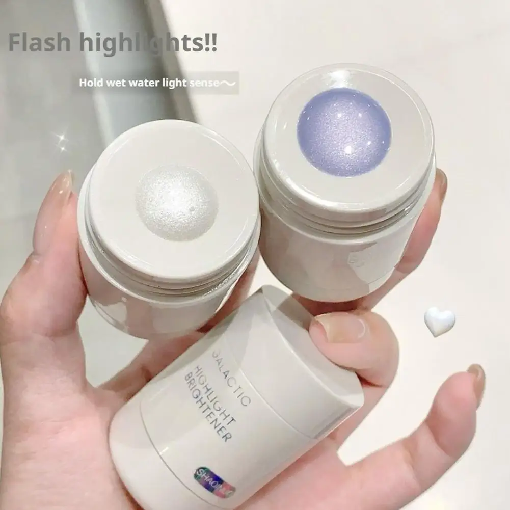 Líquido de brilho facial cintilante com brilho fino perolado Naturalmente de longa duração Líquido de brilho hidratante luminoso