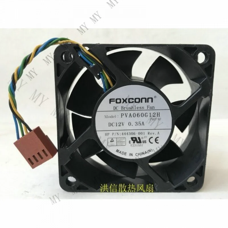 

TT ДЛЯ FOXCONN 6025 PVA060G12H DC 12 В 0,35 А 6 см4-проводной вентилятор с ШИМ-регулированием скорости