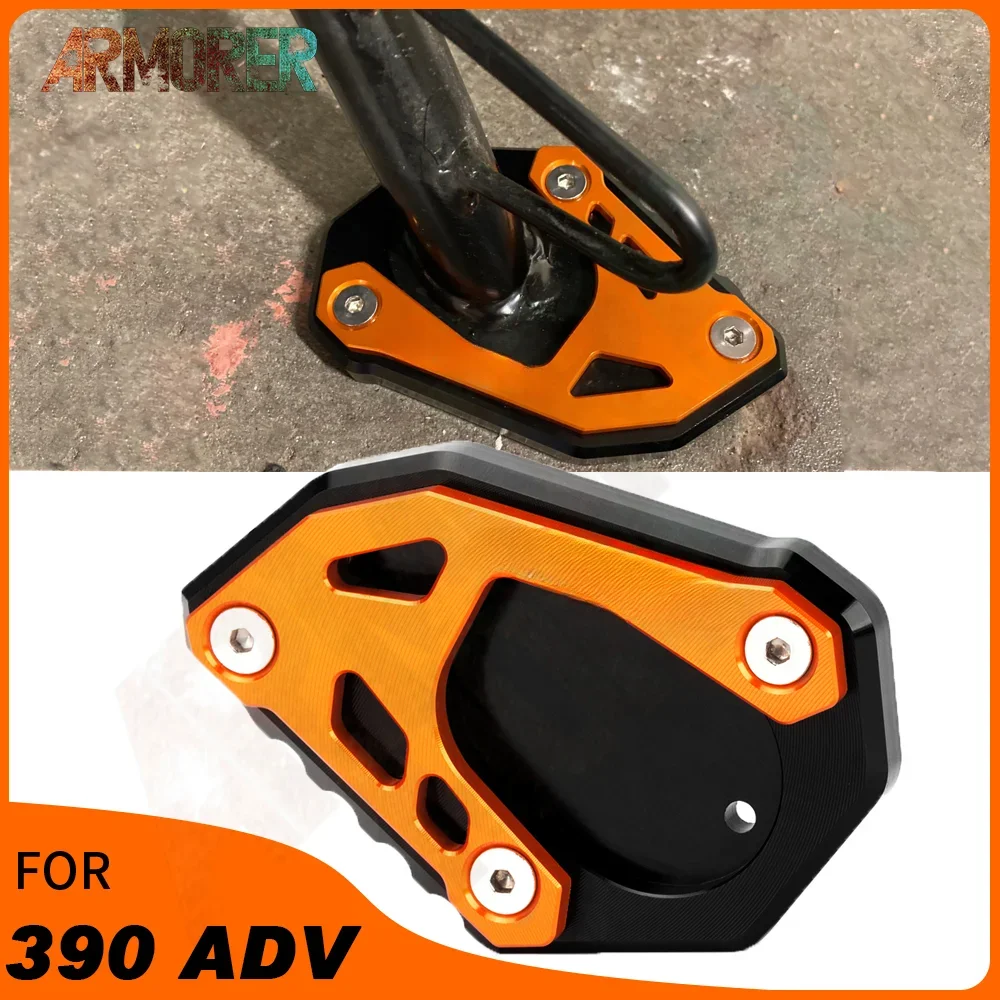 For KTM 390 ADVENTURE 390 ADV 390ADV 390adventure 2020 2021 2022 2023 Motorcycle Accessories Kickstand Side Stand Extension Pad