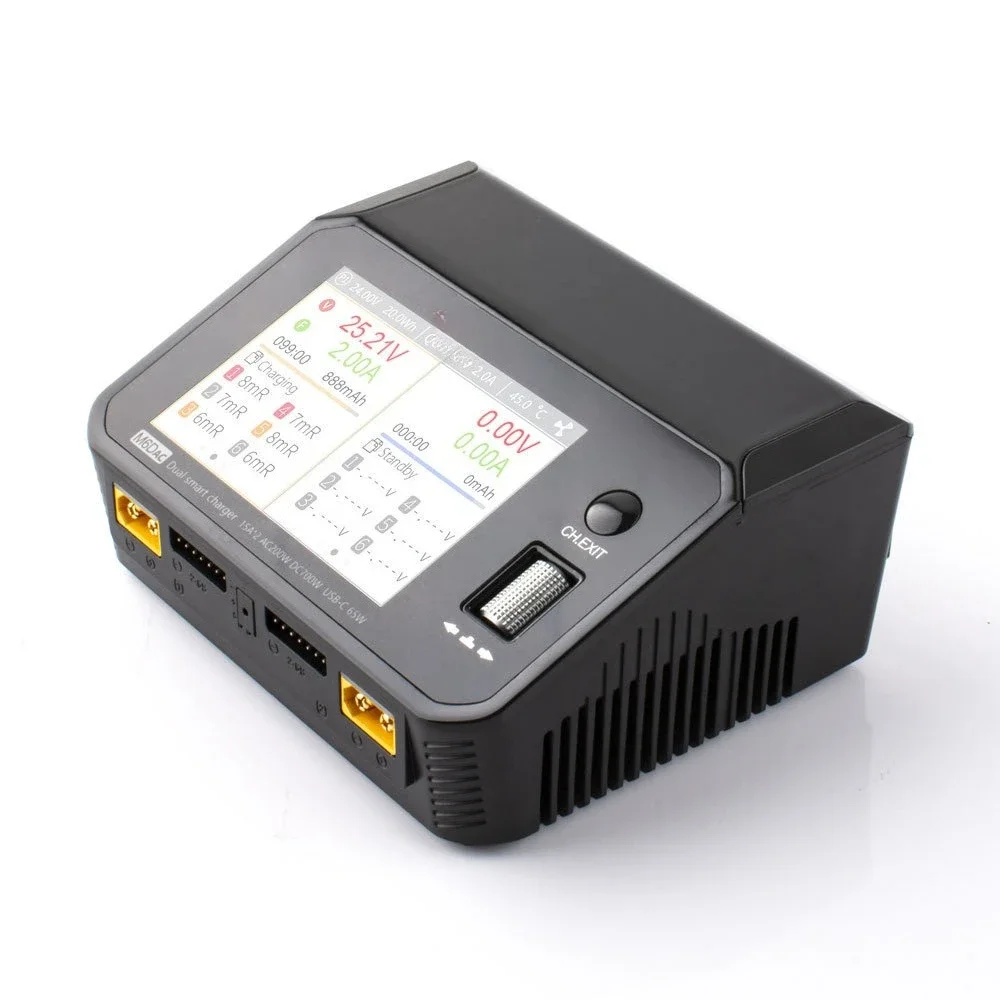 

High power dual-channel lithium battery balanced model aircraft charger